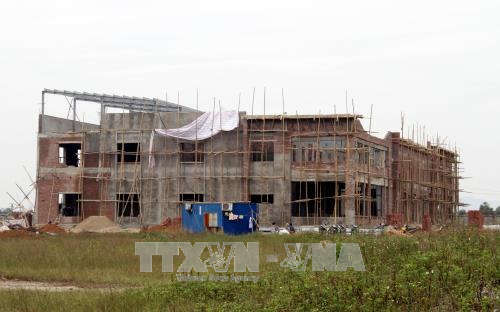 Sập giàn giáo, 10 công nhân bị thương ảnh 1